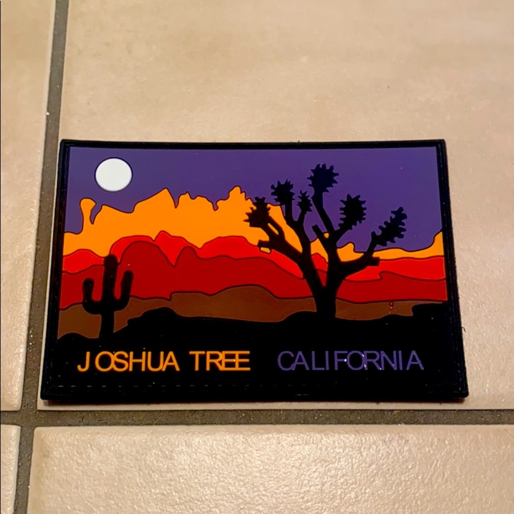 Rubber PVC patch “JOSHUA TREE CALIFORNIA” New ❤️